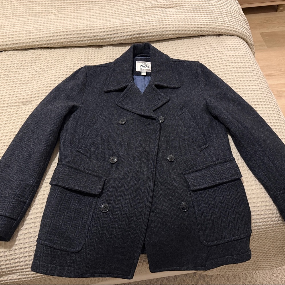 Jos. A. Bank Dark Blue Pea Coat